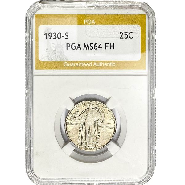 1930-S Standing Liberty Quarter PGA MS64 FH