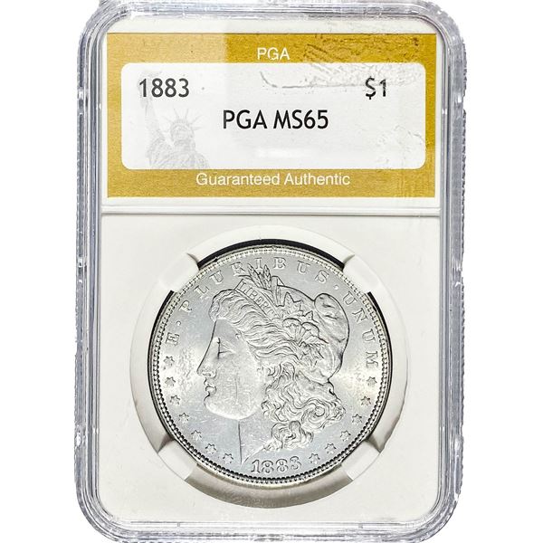1883 Morgan Silver Dollar PGA MS65