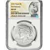 Image 4 : 2024 Morgan and Peace Silver Dollar [2 Coins] NGC MS69