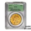 Image 1 : 1873 $20 Gold Double Eagle PCGS MS60