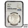 Image 1 : 1883 Morgan Silver Dollar NGC MS63