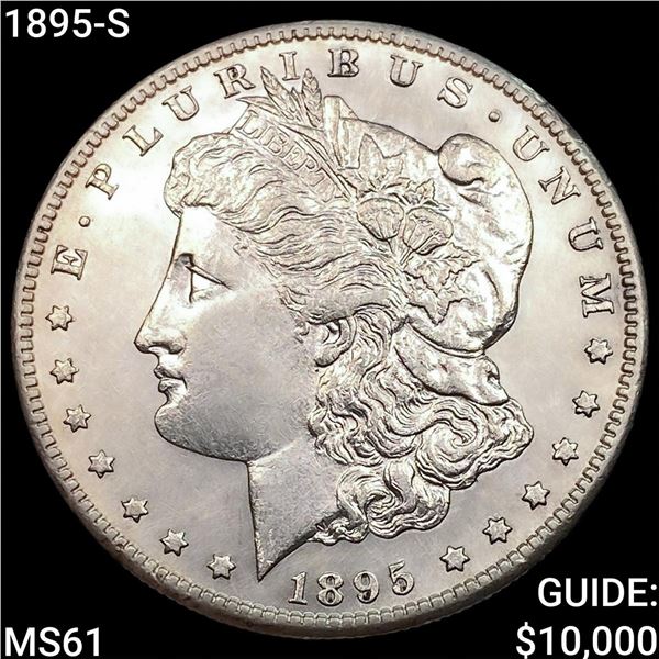 1895-S Morgan Silver Dollar UNCIRCULATED