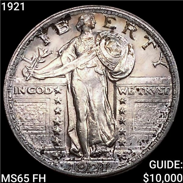 1921 Standing Liberty Quarter GEM BU FH