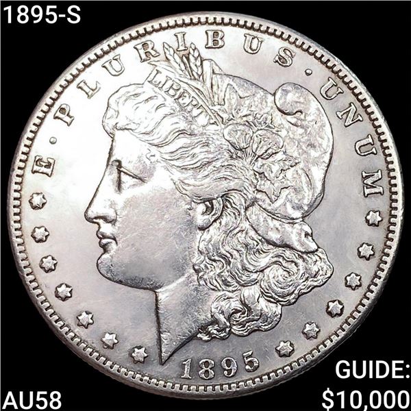 1895-S Morgan Silver Dollar CHOICE AU