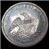 Image 2 : 1860 Seated Liberty Quarter SUPERB GEM PROOF