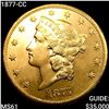Image 1 : 1877-CC $20 Gold Double Eagle UNCIRCULATED