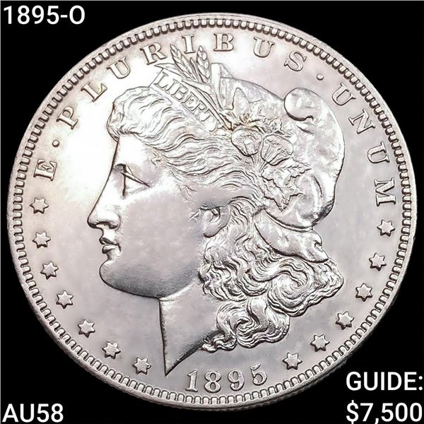 1895-O Morgan Silver Dollar CHOICE AU