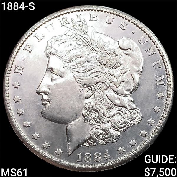 1884-S Morgan Silver Dollar UNCIRCULATED
