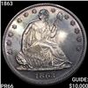 Image 1 : 1863 Seated Liberty Half Dollar SUPERB GEM PROOF