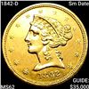 Image 1 : 1842-D Sm Date $5 Gold Half Eagle UNCIRCULATED