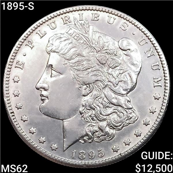 1895-S Morgan Silver Dollar UNCIRCULATED