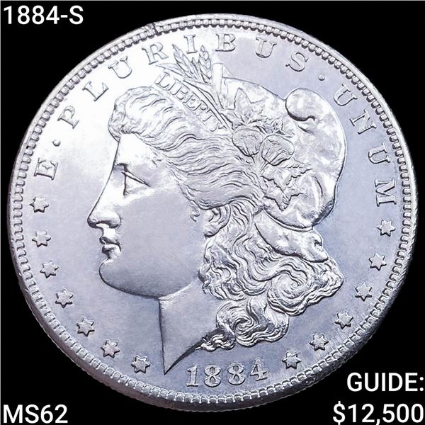 1884-S Morgan Silver Dollar UNCIRCULATED