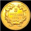 Image 2 : 1874 $3 Gold Piece UNCIRCULATED