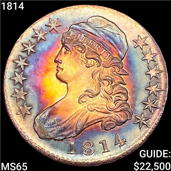 1814 Capped Bust Half Dollar GEM BU