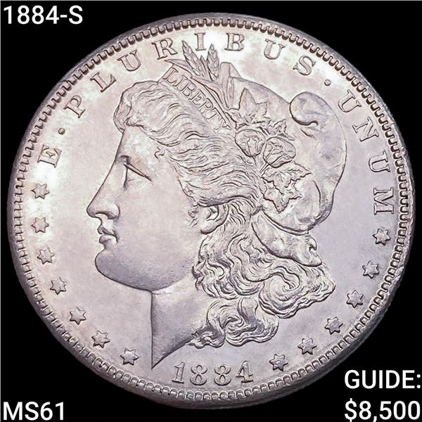 1884-S Morgan Silver Dollar UNCIRCULATED