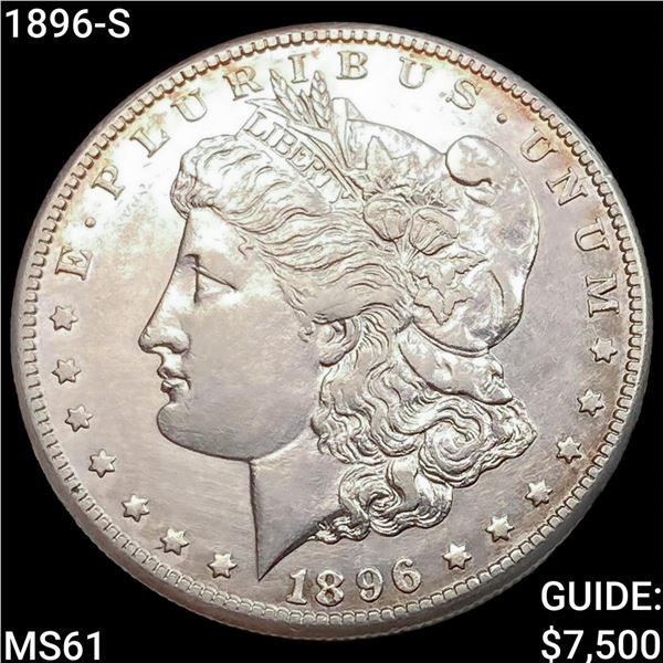 1896-S Morgan Silver Dollar UNCIRCULATED