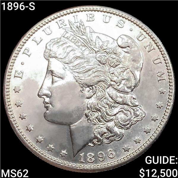 1896-S Morgan Silver Dollar UNCIRCULATED