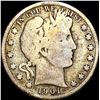 1901-S Silver Barber Half Dollar NICELY CIRCULATED