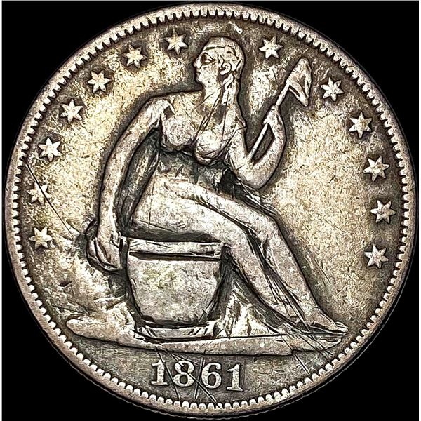 1861-O Seated Liberty Half Dollar HIGH GRADE