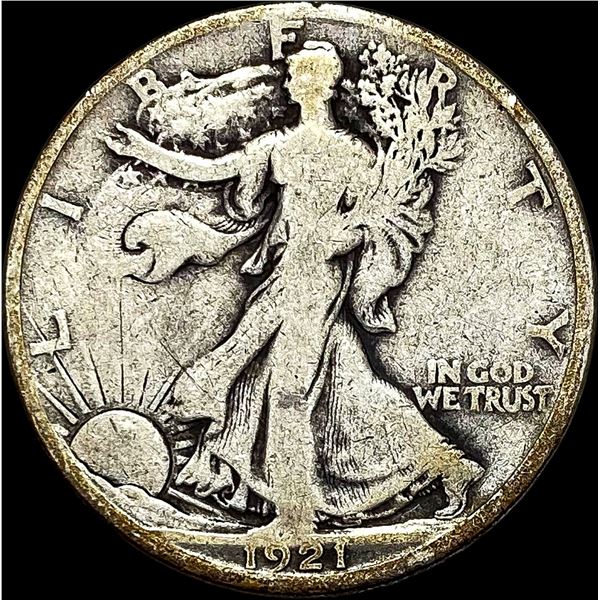 1921-D Walking Liberty Half Dollar NICELY CIRCULATED