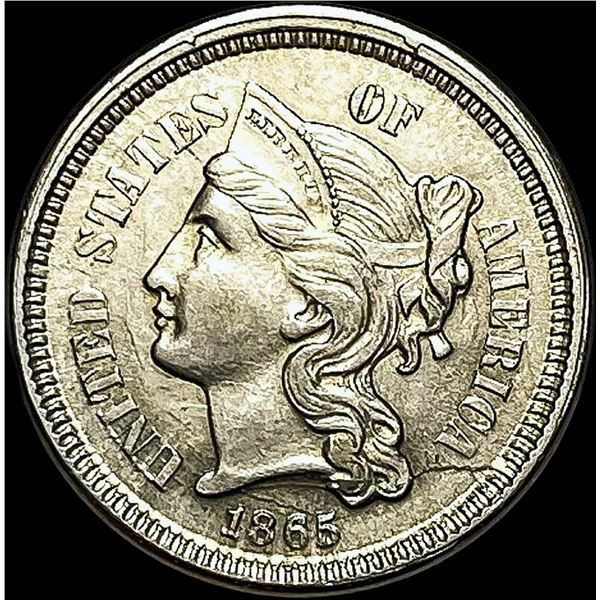 1865 Nickel Three-Cent Piece UNCIRCULATED