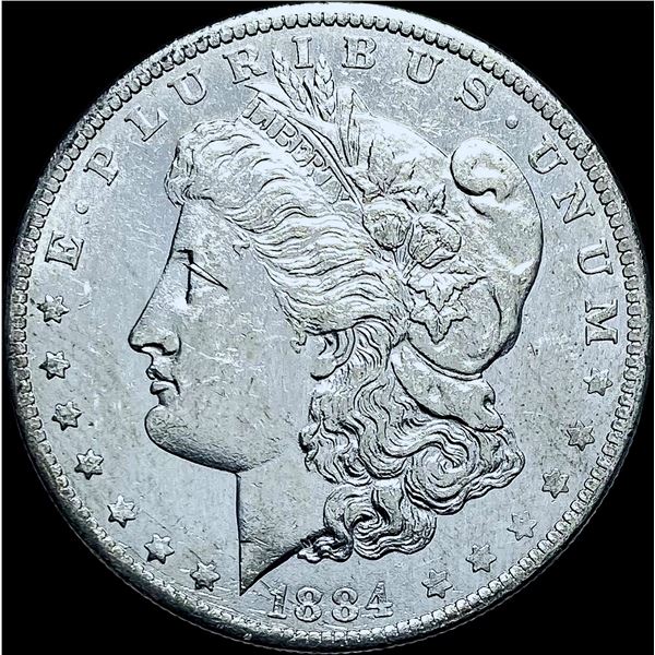 1884-O Silver Morgan Dollar CHOICE AU