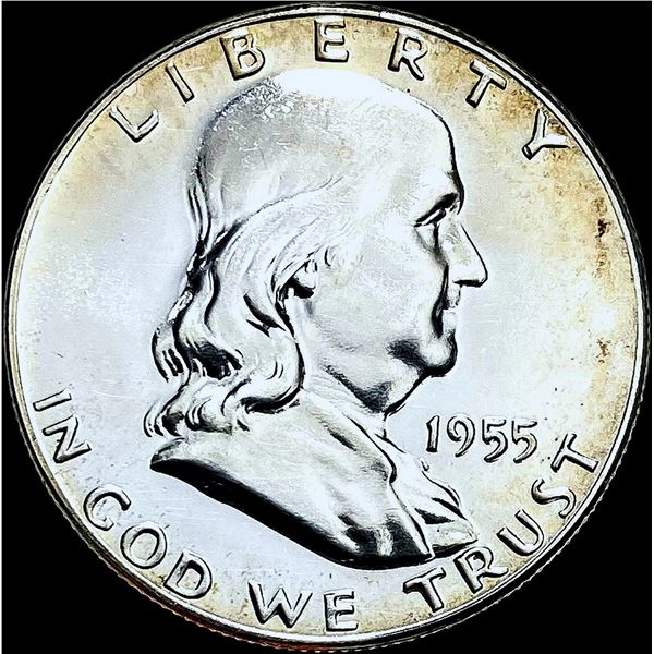 1955 Franklin Silver Half Dollar FBL GEM PROOF