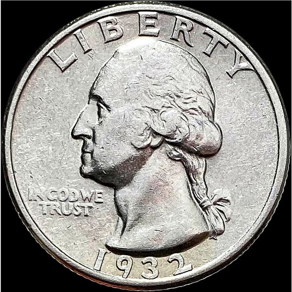 1932 Silver Washington Quarter CLOSELY UNCIRCULATED