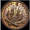 Image 1 : 1863 Civil War Token - "Our Country" UNCIRCULATED