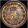 Image 2 : 1863 Civil War Token - "Our Country" UNCIRCULATED