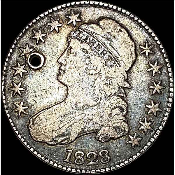 1828 Capped Bust Half Dollar NICELY CIRCULATED