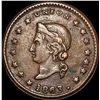 1863 Civil War Token - Dry Goods NEARLY UNCIRCULATED