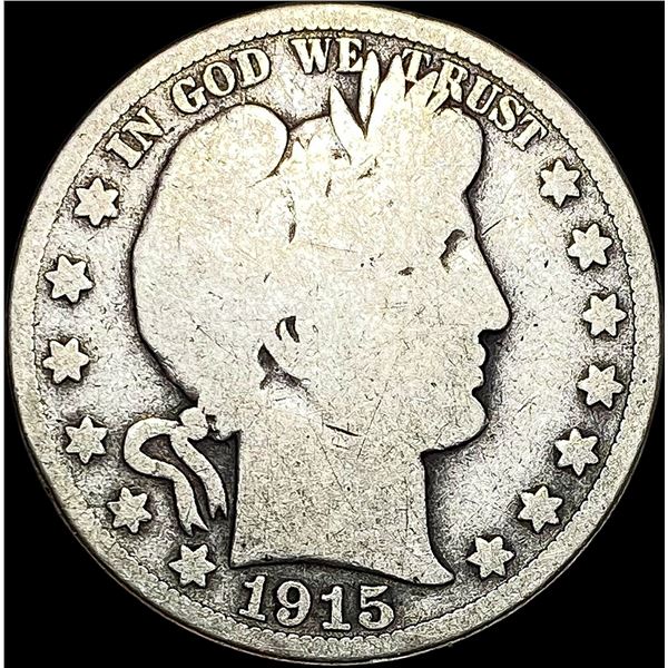 1915 Barber Half Dollar NICELY CIRCULATED