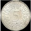 Image 2 : 1956-J Germany Silver 5 Deutsche Mark UNCIRCULATED