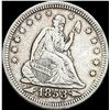 Image 1 : 1853 Arrows Seated Liberty Quarter NEARLY UNCIRCULATED