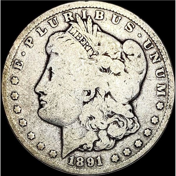 1891-CC Silver Morgan Dollar NICELY CIRCULATED