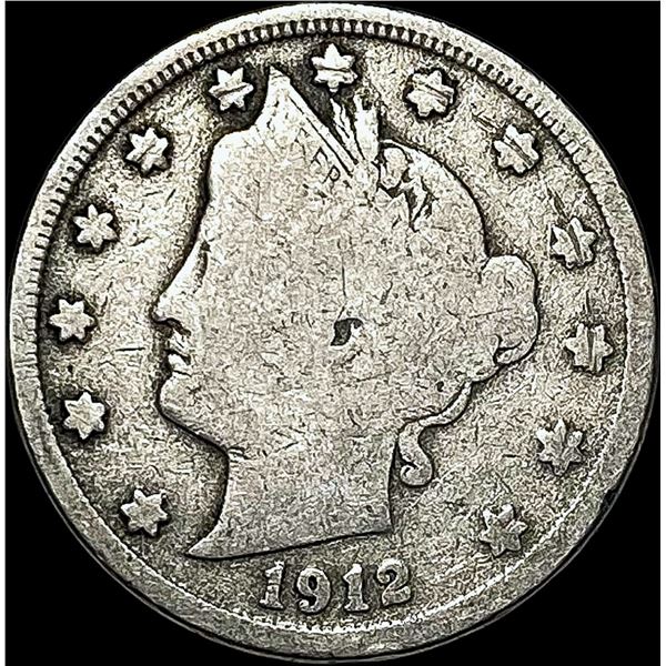 1912-S Liberty Head Nickel NICELY CIRCULATED
