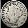 1912-S Liberty Head Nickel NICELY CIRCULATED
