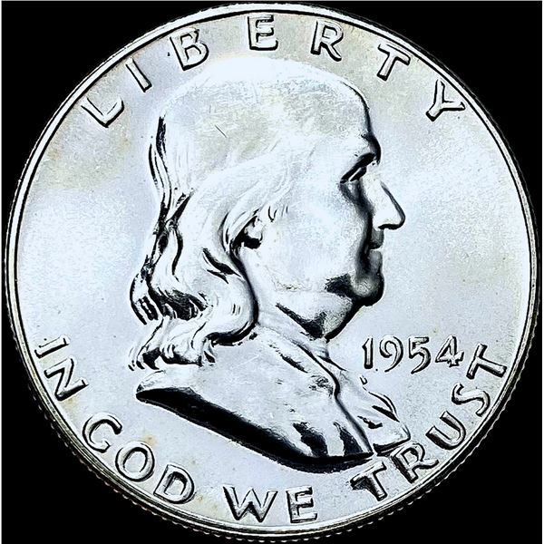 1954 Franklin Silver Half Dollar GEM PROOF