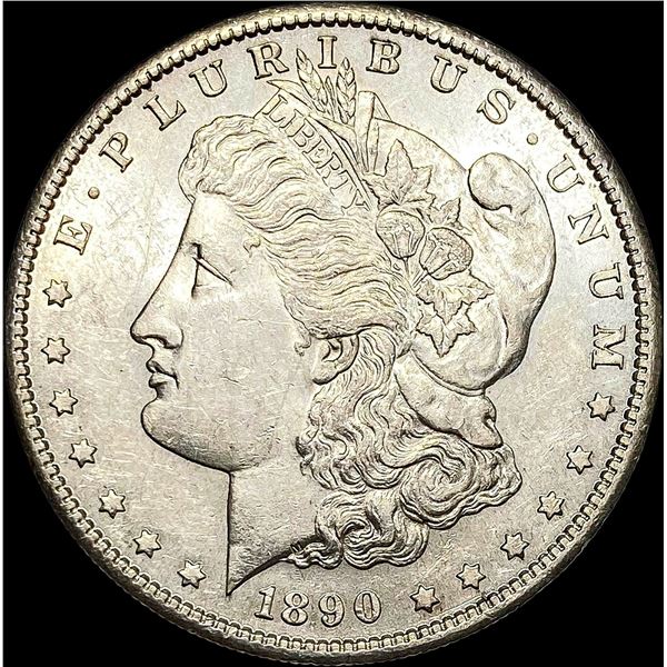 1890-S Silver Morgan Dollar NEARLY UNCIRCULATED