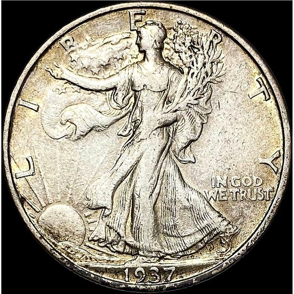 1937-S Walking Liberty Half Dollar NEARLY UNCIRCULATED