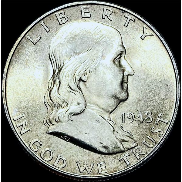 1948-D Franklin Silver Half Dollar CHOICE BU