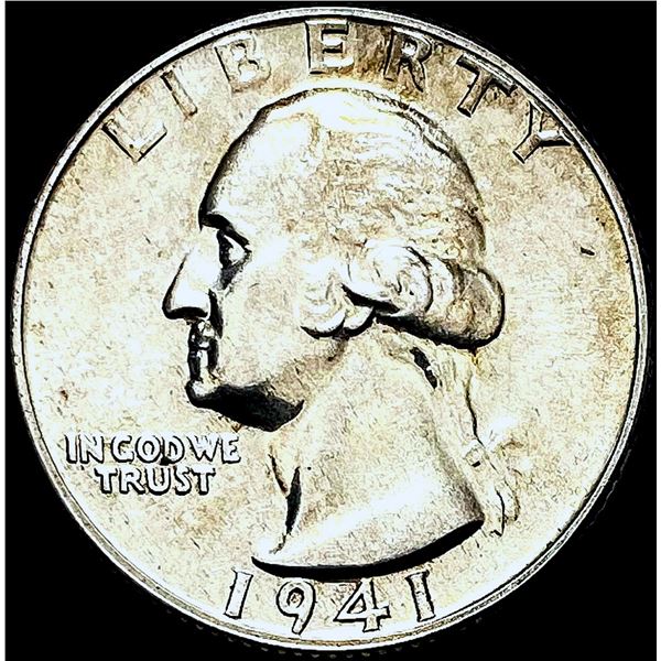 1941 Silver Washington Quarter GEM PROOF