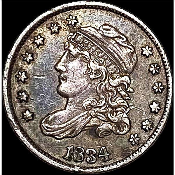 1834 Capped Bust Half Dime NEARLY UNCIRCULATED