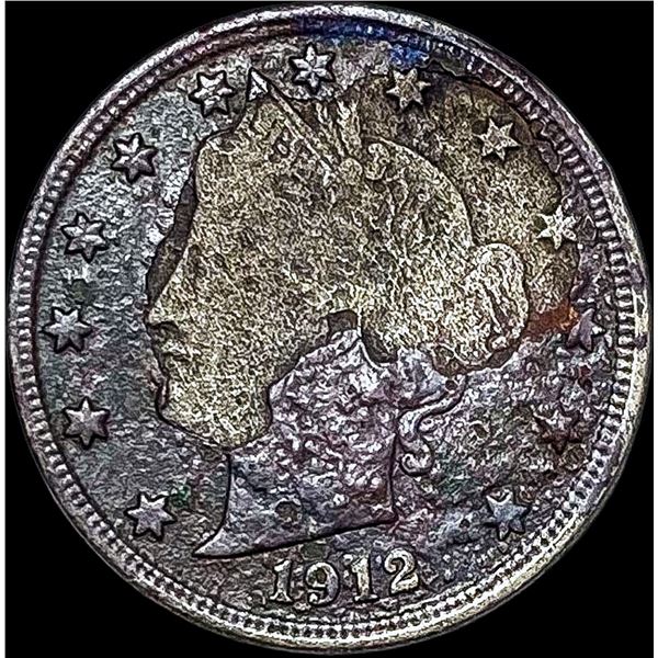 1912-S Liberty Head Nickel NICELY CIRCULATED