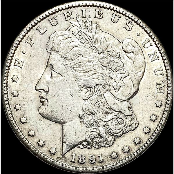 1891-S Silver Morgan Dollar CLOSELY UNCIRCULATED