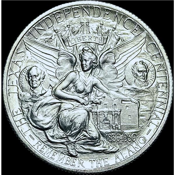 1936 Texas Silver Half Dollar CHOICE BU