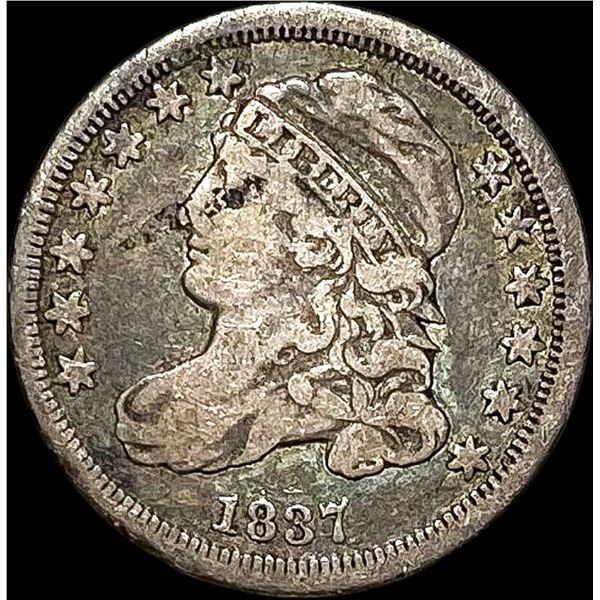 1837 Capped Bust Dime LIGHTLY CIRCULATED