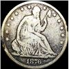 Image 1 : 1876-CC Seated Liberty Half Dollar NICELY CIRCULATED