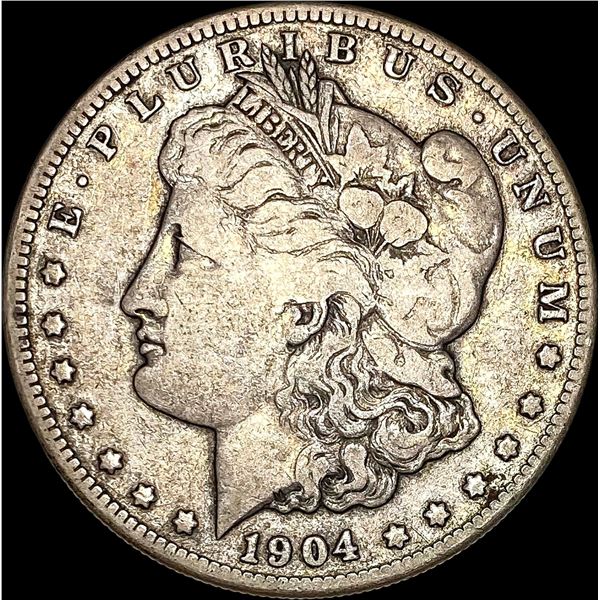 1904-S Silver Morgan Dollar LIGHTLY CIRCULATED